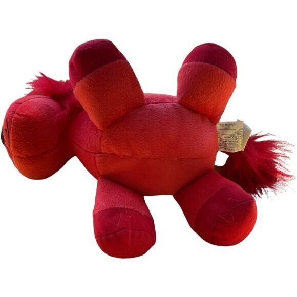 Red Plush Lion Stuffed Animal By Pier 1 Imports - Picture 7 of 7